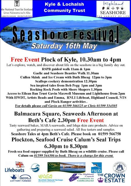 Seashore Festival - Plock of Kyle Sat 16th May